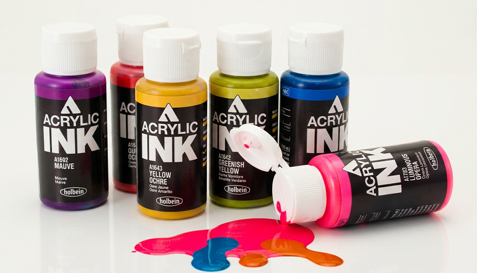 holbein aacrylic inkoust 4